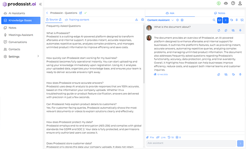 AI Chat Assistants Integration