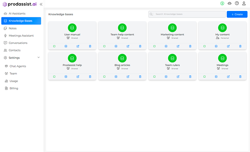 Centralized Knowledge Management